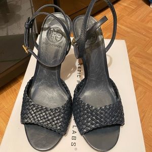 Tory Burch Blue Heels